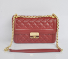 2014 Chanel Flap Shoulder Bag in Sheepskin Leather A67971 Burgundy A67971