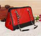 2014 Chanel Shopping Bag in Caviar leather A6869 Red&Black A6869