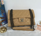 2015 Chanel Shoulder Bag Burgundy Rocks Lambskin A92745 Apricot A92745
