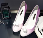 2015 Louis vitton women Color gradient patent leather high-heeled shoes SW0265