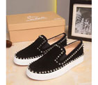2016 Christian Louboutin Lovers shoes in velvet with Rivet CLWS0091