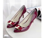 2016 new arrivals Ferragamo shoes in Paint leather LFWS0102