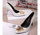 2016 versace women high-heeled shoes in Calfskin leather VSC0053