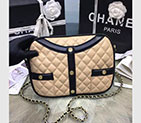 2017 Chanel Flap Bag Original Lambskin Leather A91386 Apricot A91386