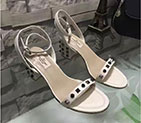 2017 Valentino women Sandals in Calfskin leather in rivet VN0421