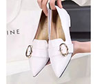 2017 chanle women shoes in Calfskin leather CHW1409