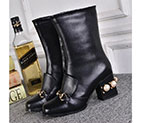 2017 gucci women Boots shoes in Calfskin leather Heel Height 7cm GWS641