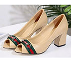 2017 gucci women shoes in Calfskin leather GWS475