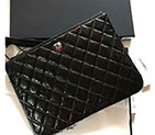 2018 Chanel Banquet Clutch Pleated Crumpled Calfskin A7094