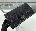 2018 Chanel Classic Flap Bag Original Glazed Crackled Leather A226