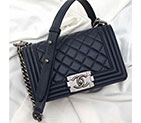 2018 Chanel LeBoy Flap Shoulder Bag A67085