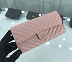 2018 Chanel Matelasse Bi-Fold Wallet Original Sheepskin leather A80759 A80759