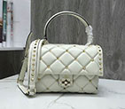 2018 VALENTINO CANDYSTUD TOP HANDLE BAG 0055