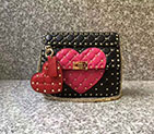 2018 VALENTINO MEDIUM ROCKSTUD SPIKE CHAIN BAG 0122 0122