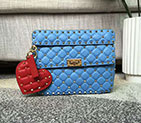 2018 VALENTINO MEDIUM ROCKSTUD SPIKE CHAIN BAG 0122