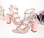2018 Valentino women Sandal in Calfskin with rivet Heel 10cm VN0536