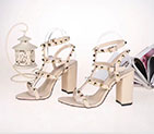 2018 Valentino women Sandal in Calfskin with rivet Heel 10cm VN0542