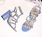 2018 Valentino women Sandal in Calfskin with rivet Heel 10cm VN0538