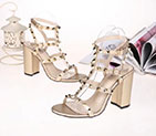 2018 Valentino women Sandal in Calfskin with rivet Heel 10cm VN0540