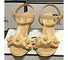 2018 chanle women Sandal in Calfskin CHW1897