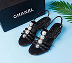 2018 chanle women Sandal in Calfskin CHW1856