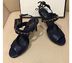 2018 chanle women Sandal in Calfskin Heel 9cm CHW1711
