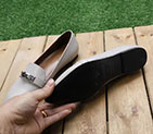 2018 hermes women shoes in Calfskin Leather HWS329