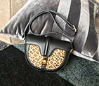 2019 Celine SMALL BESACE 16 BAG IN PONY CALFSKIN WITH LEOPARD PRINT 188013