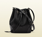Bright diamante leather bucket bag 354229 AIZ1G 1000