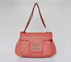 Chanel Caviar Leather Flap Shoulder Bag A47976 Red A47976
