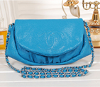 Chanel Caviar leather Shoulder Bags A40033 Dark blue A40033