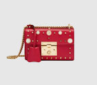 Gucci Padlock studded leather shoulder bag 432182 DLXDG 6491 432182