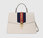 Gucci Sylvie leather maxi top handle bag 477631 CVL1G 8560 477631
