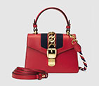 Gucci Sylvie leather mini bag 470270 D4ZAG 8457 470270