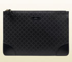 Gucci diamante leather zip-top pouch 354327 AIZ1G 1000