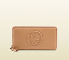 Gucci soho leather zip around wallet 308004
