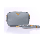 Prada Saffiano Calf Leather Pouch 1N1674 in Light Blue 1N1674