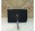 SAINT LAURENT Monogramme Cross-body Shoulder Bag 311217 Black 311217