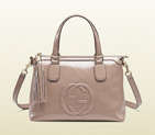 Soho soft patent leather top handle bag 308362 AB80G 6812