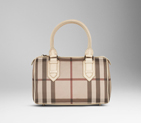 SMALL SMOKED CHECK BOWLING BAG 36904411