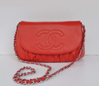 Chanel Sheepskin Leather Shoulder Bags A40033 Red A40033