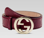 belt with interlocking G buckle 114876 AA61G 6122