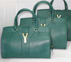 Yves Saint Laurent Cabas Chyc Bag Large 279079 darkgreen 279079