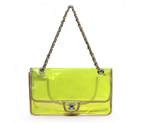 Chanel Pellucidly PVC Flap Bags A1117 Green A1117