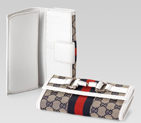 continental wallet with horsebit and web detail 245750 FWCZG 4067